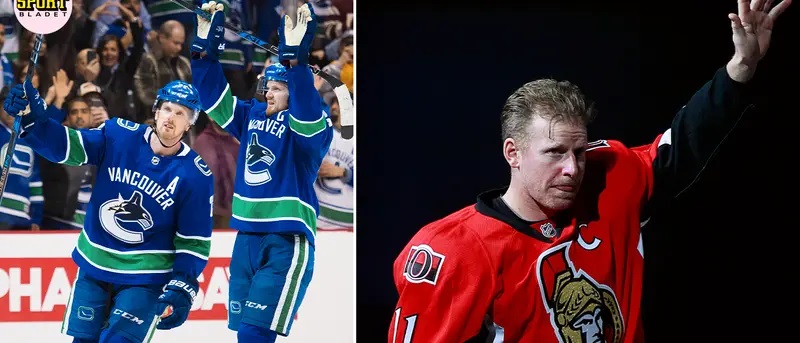  lfredsson och Sedinarna invalda i Hall of Fame￼