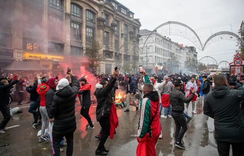 Upplopp efter Belgiens chockförlust