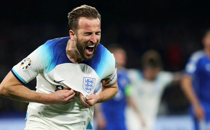 Harry Kane slog målrekord för England