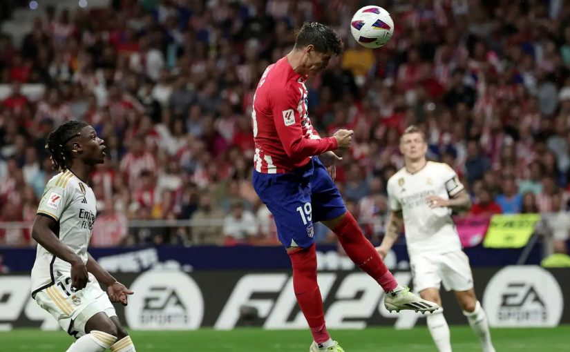 Atlético vann Madridderbyt efter nickmålsfest