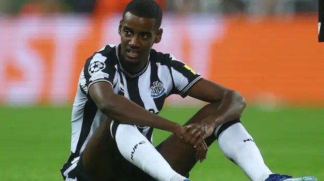 Alexander Isak utbytt för Newcastle