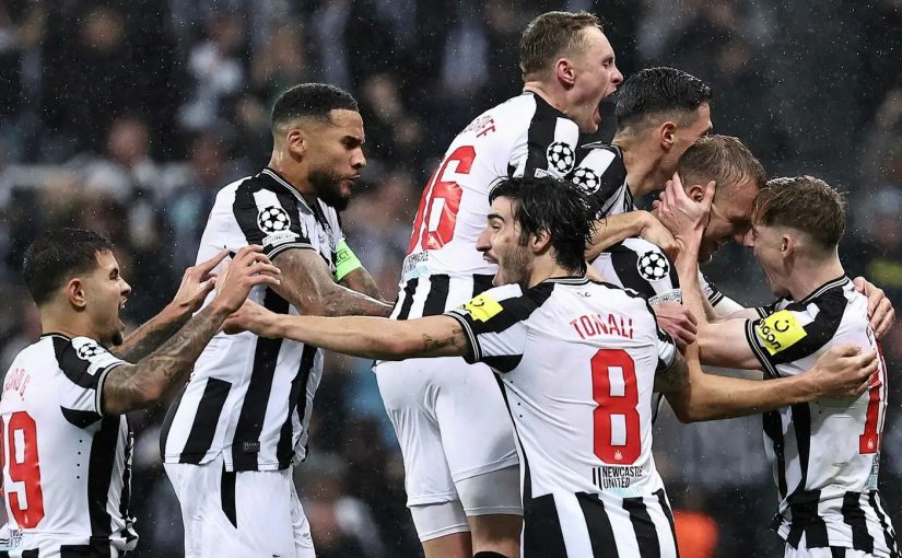 PSG krossat av Newcastle i CL