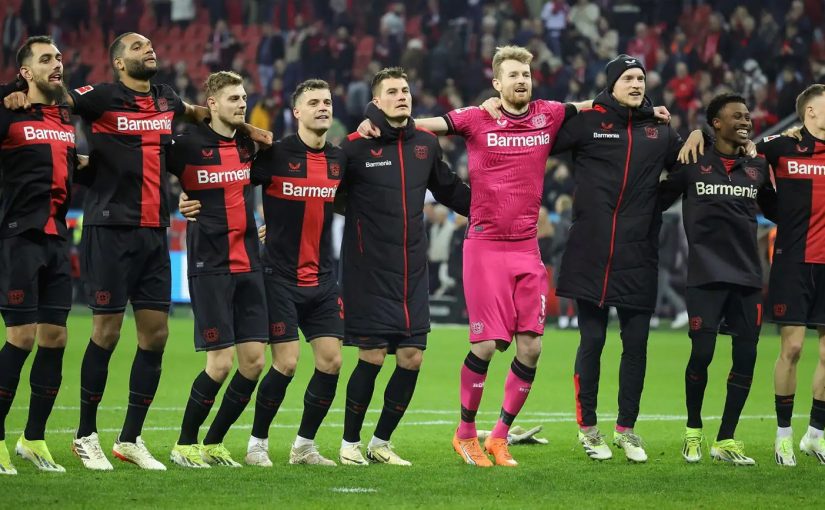 Bayer Leverkusen kan ta historisk titel